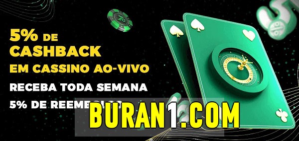 Promoções do cassino ao Vivo buran 